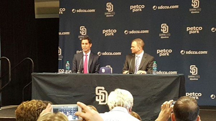 San Diego Padres on X: Manager Andy Green and James Shields are