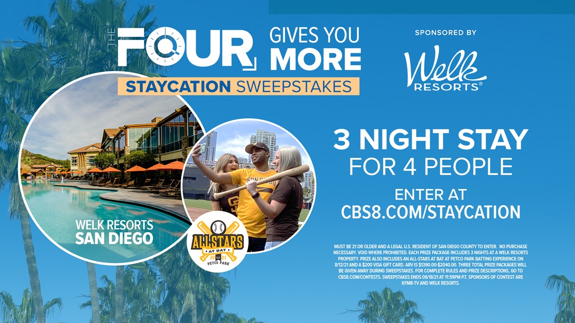 The FOUR gives you more Staycation Sweepstakes!