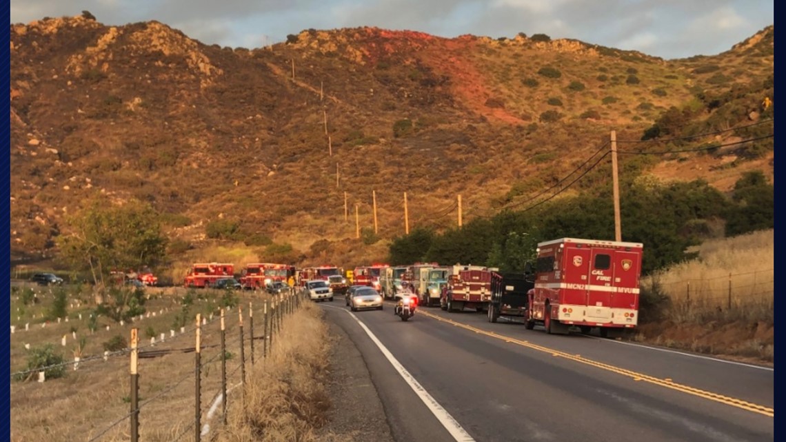 Fire Crews Tackle 3 Brush Fires In Dulzura | Cbs8.com