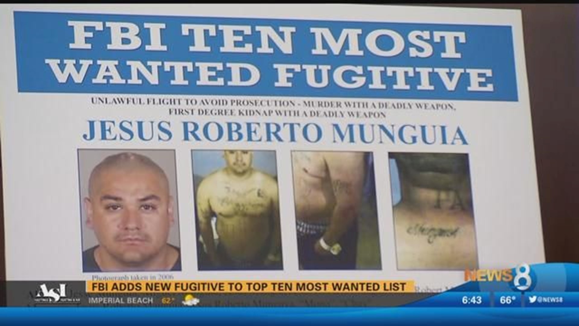 FBI Most Wanted: New fugitive added to top ten most wanted | cbs8.com