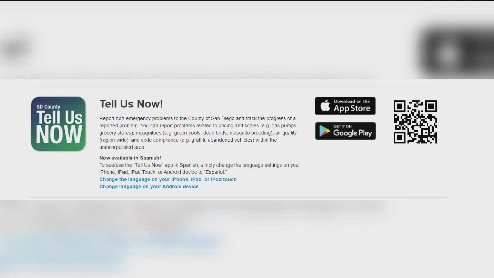 'Tell Us Now' app debuted in 2017, but goes widely unused.