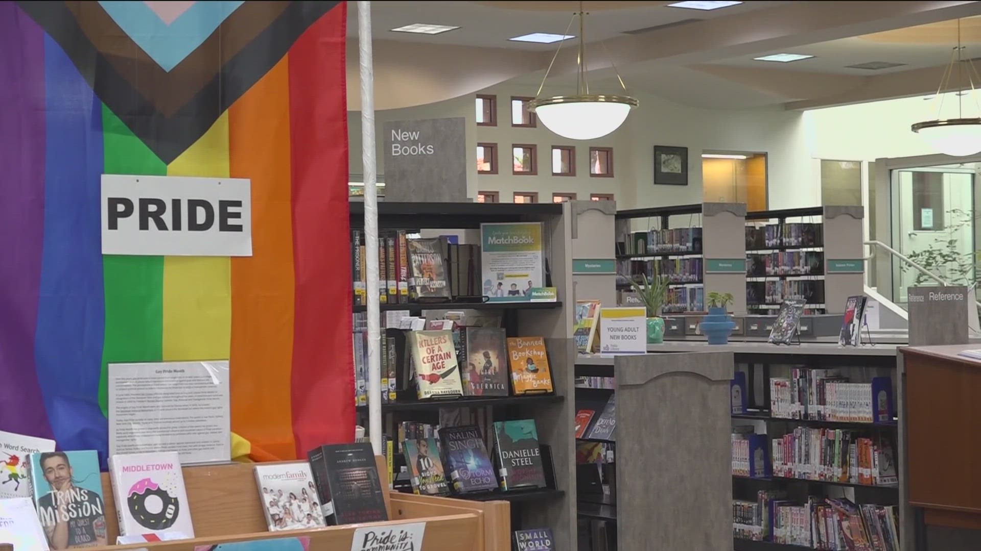 Two patrons checked out several LGBTQ+ books from the Rancho Penasquitos library without the intention of returning the literature.