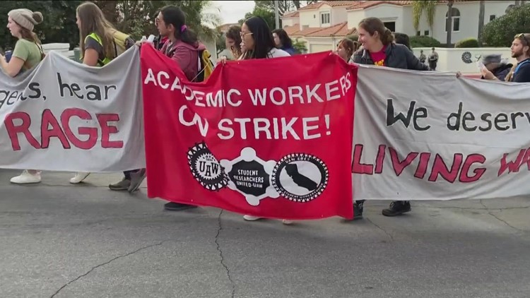 UC San Diego grad students report retaliation for striking