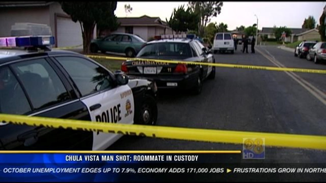 Chula Vista man shot; roommate in custody | cbs8.com