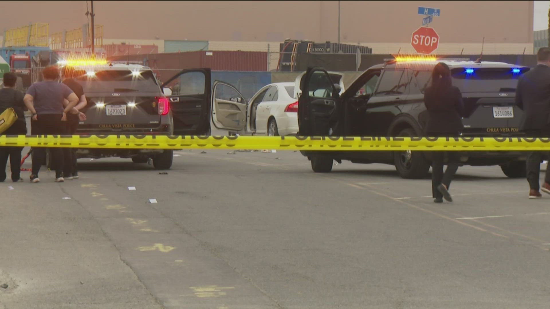 The shooting happened in the 700 block of H Street and Marina Parkway north of Sandpiper Way near the Chula Vista Bayfront redevelopment