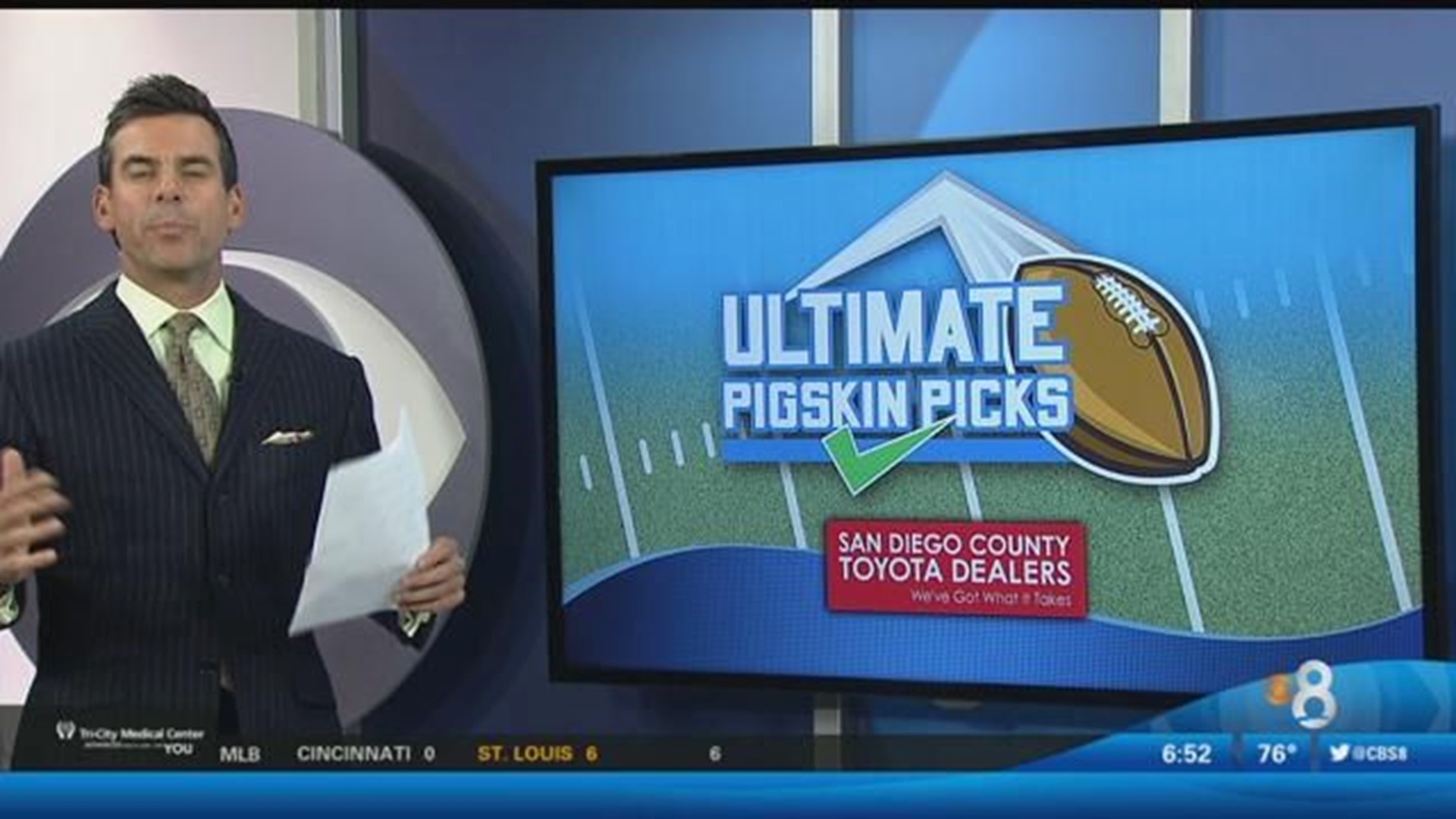 Pigskin Picks Sept 23 2015 Cbs8 Com