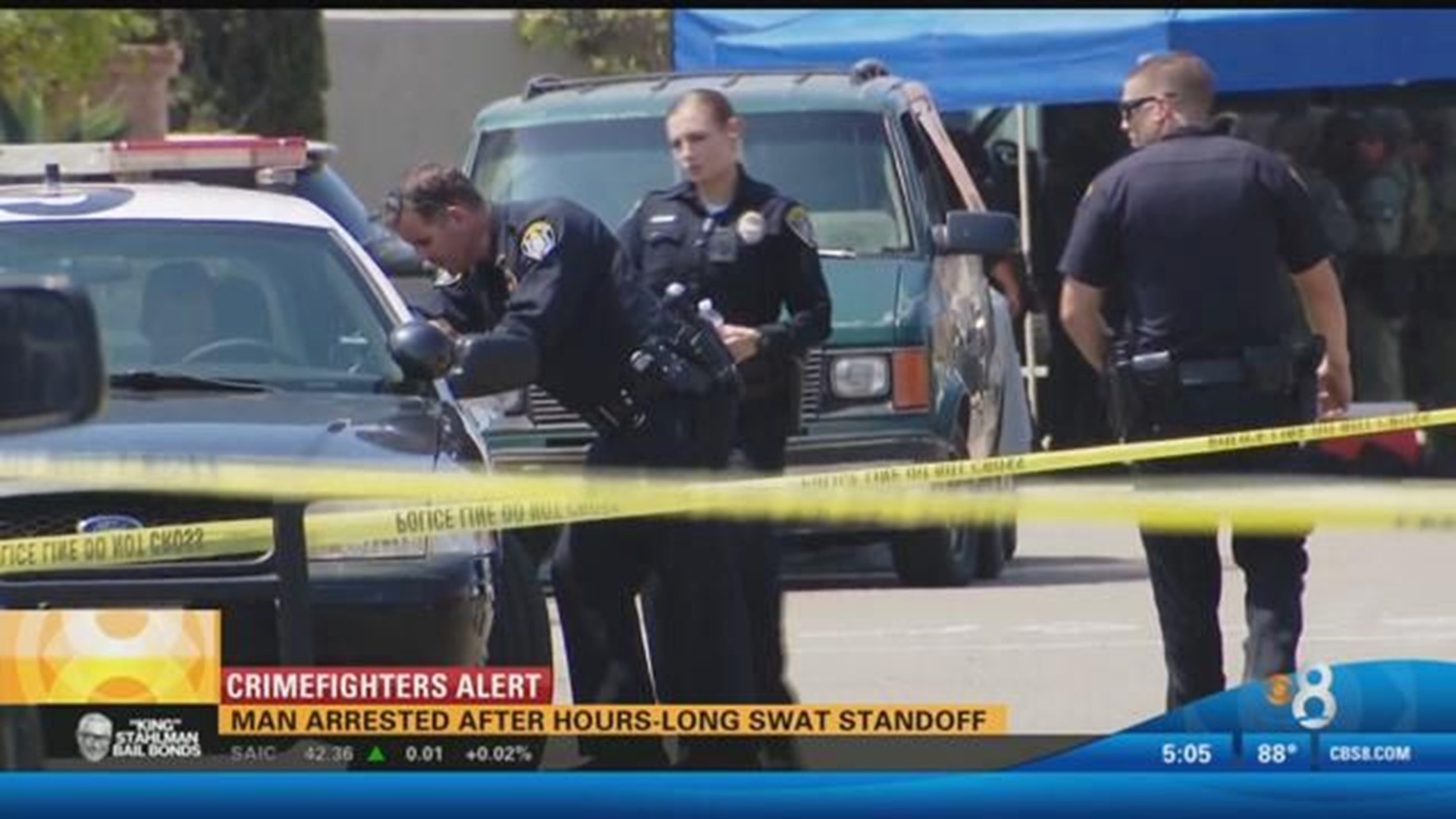 SWAT standoff ends in Nestor with suspect's arrest | cbs8.com