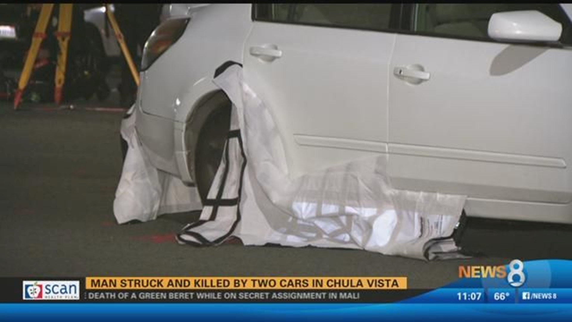 Man struck and killed by two cars in Chula Vista | cbs8.com
