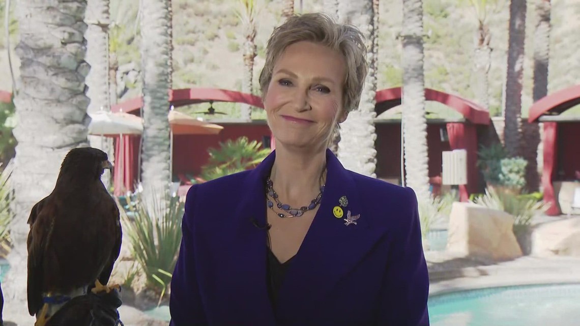 Jane Lynch inaugurated as the new mayor of Funner, CA at Harrah’s Resort