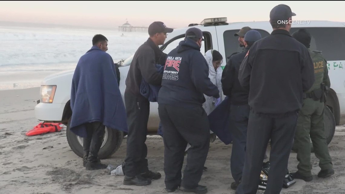 Dramatic Imperial Beach rescue attempt that left two people dead caught