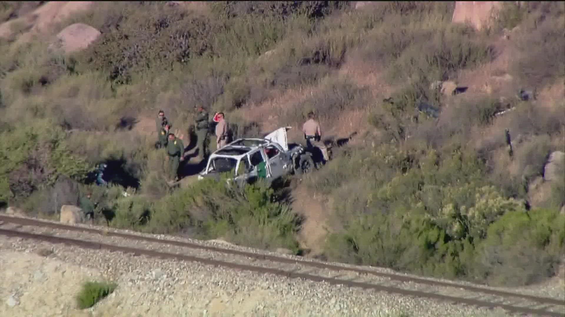 The agent was thrown from the vehicle before being found by another agent, according to a Border Patrol spokesperson.
