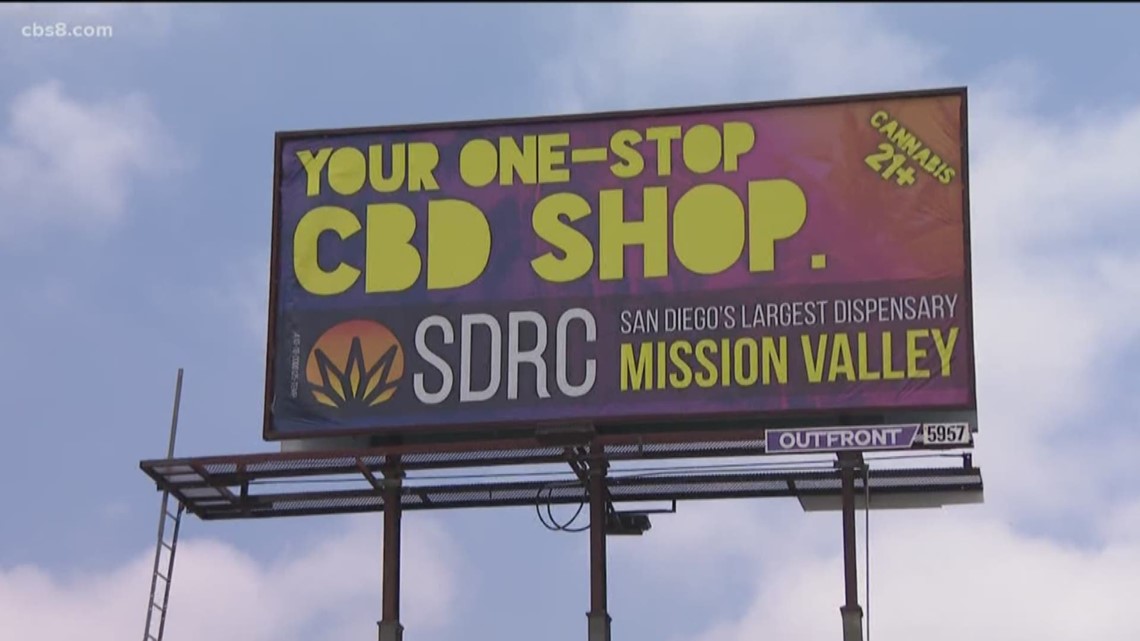 Pot billboard ads could be banned within 1,000 feet of San Diego