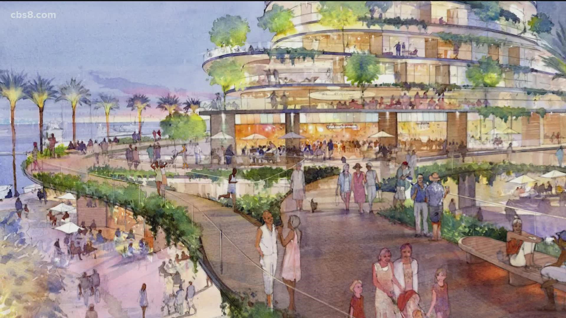 $3.5B Seaport Village upgrades under review by Port of San Diego