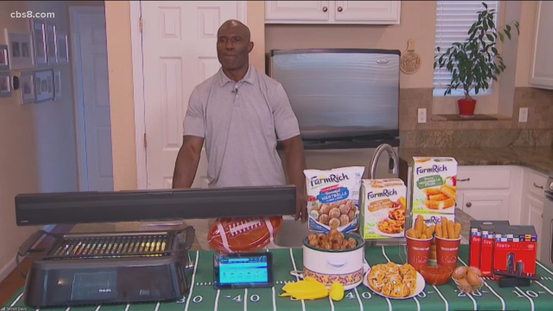 Two-time champ & former Big Game MVP Terrell Davis shared everything you’ll need to host the ultimate party.