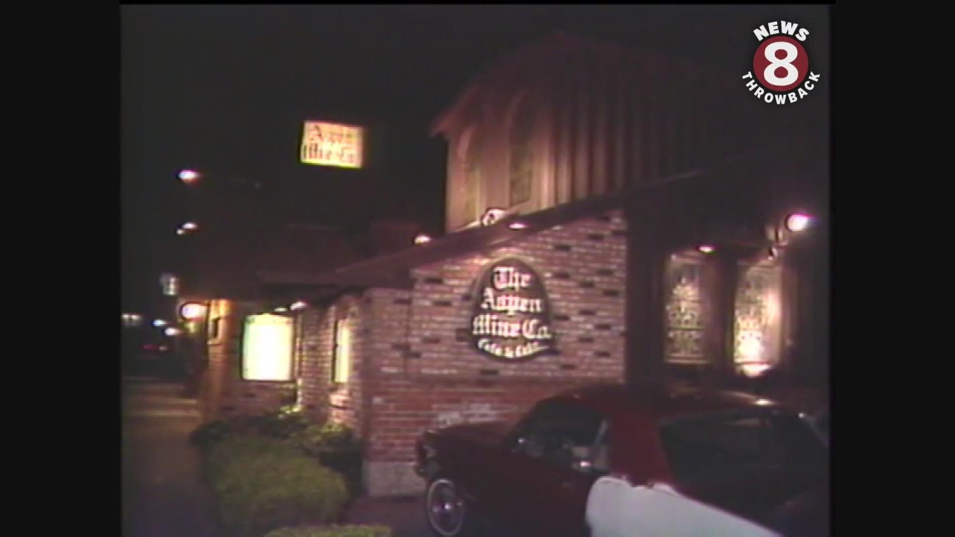 Popular bar/restaurant in San Diego, 1981: Aspen Mine Co.