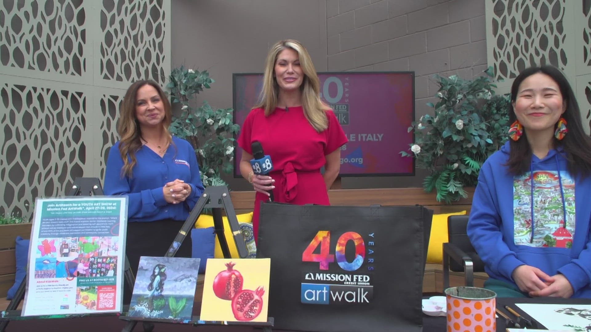 Courtney Pendleton from Mission Fed and Becca Dwyer with ArtReach San Diego joined the FOUR to talk about the fine art festival back for its 40th year in San Diego.