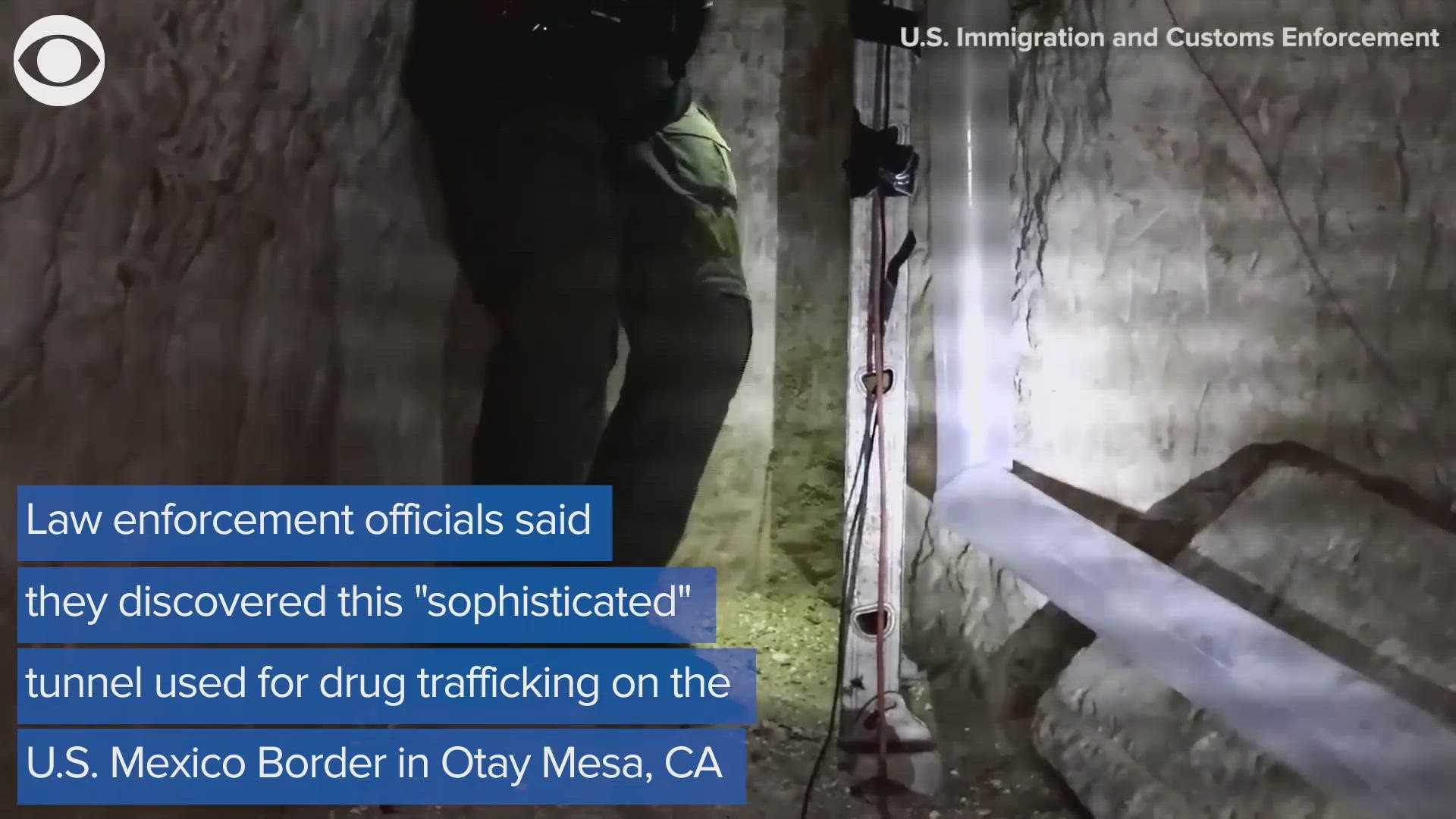 Law Enforcement Officials Discover Tunnel Used For Drug Trafficking On Us Mexico Border 