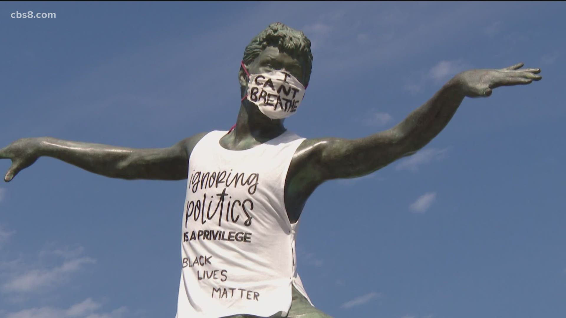 Recently the "Cardiff Kook" has been the site of messages about policing and even some protests.