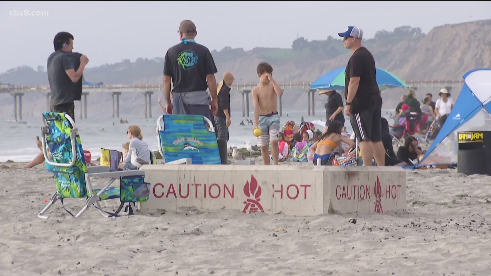 State beach parking lots in Southern California are closed this weekend.