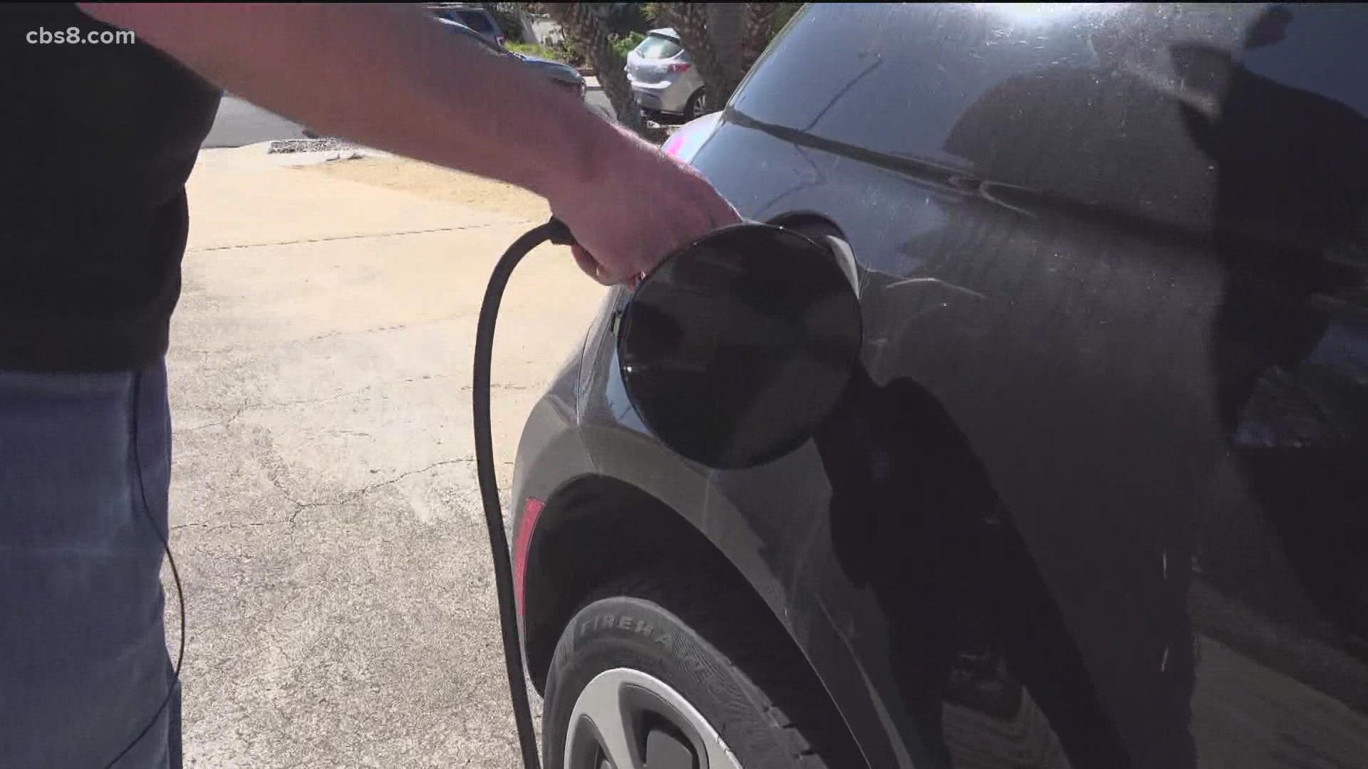 Car-to-car face off showed EV cheaper to drive than gas car.