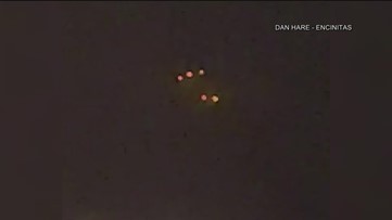 Mysterious lights off San Diego coast light up social media on Monday night
