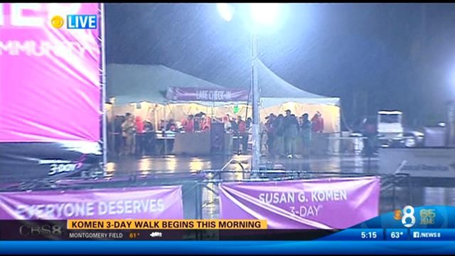 Day 1: Thousands kick off Susan G. Komen San Diego 3-Day | cbs8.com