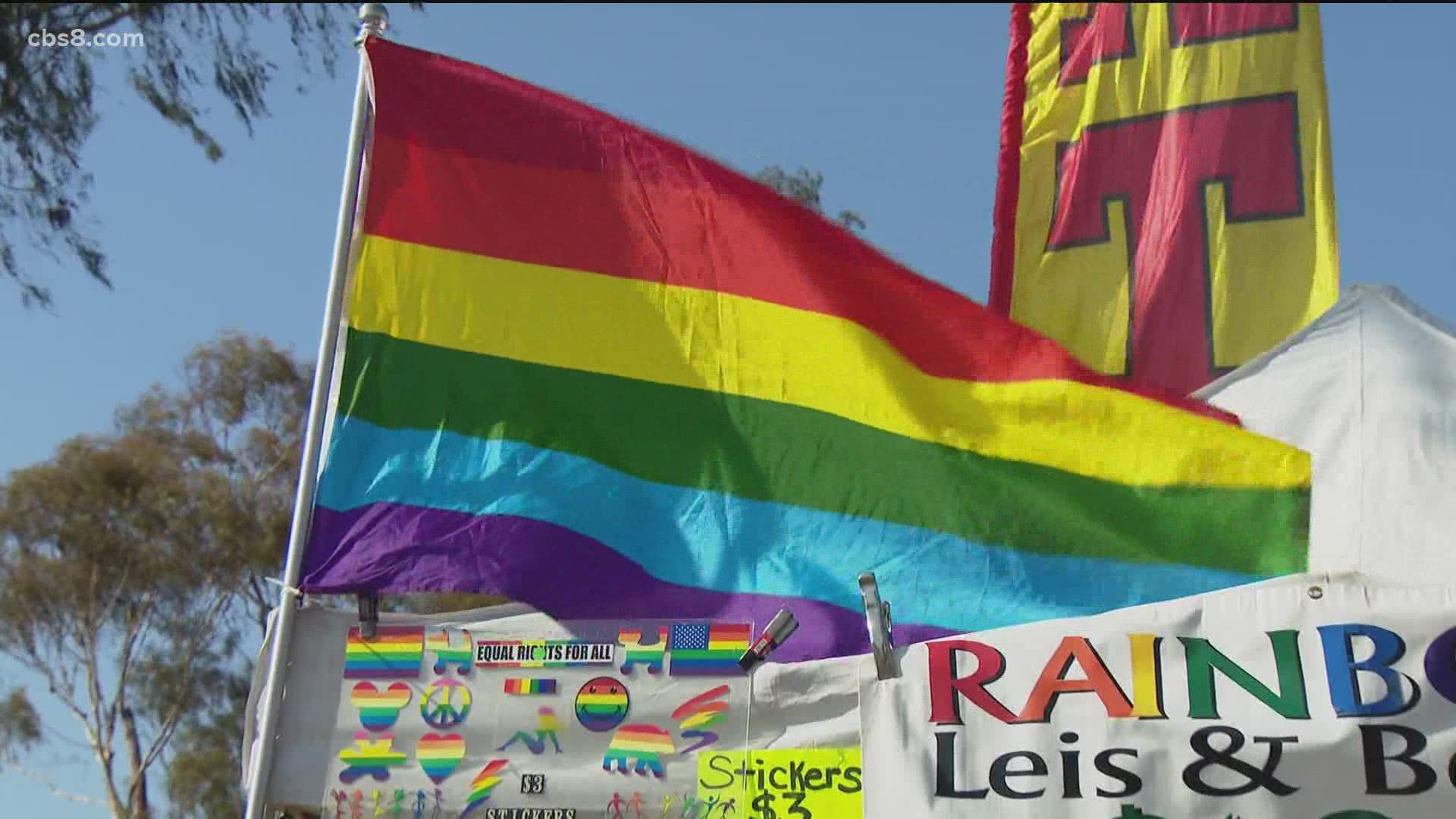 The Pride block party kicks off Pride events in San Diego this year.