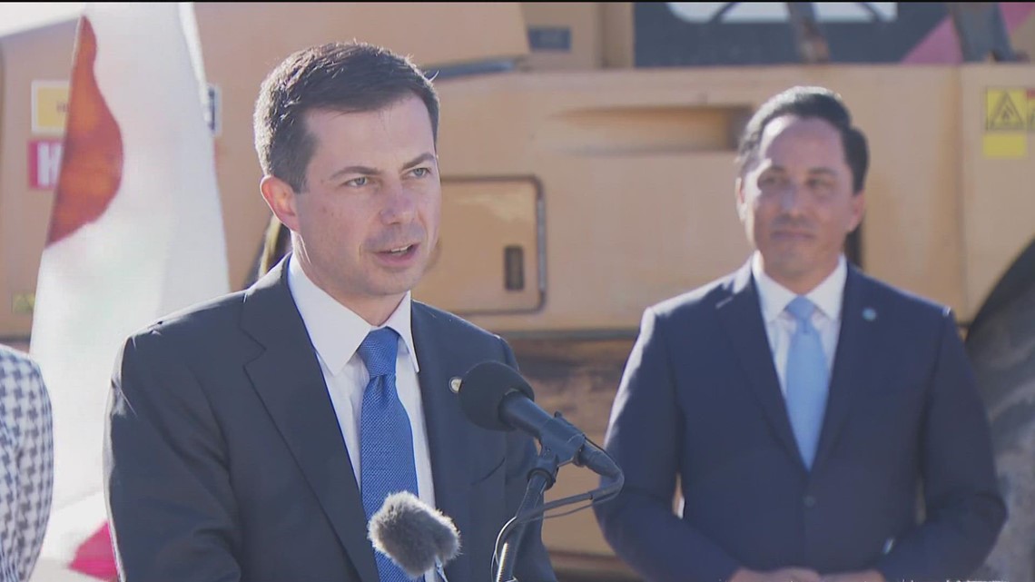 U.S. Transportation Secretary Pete Buttigieg Visits Otay Mesa East ...