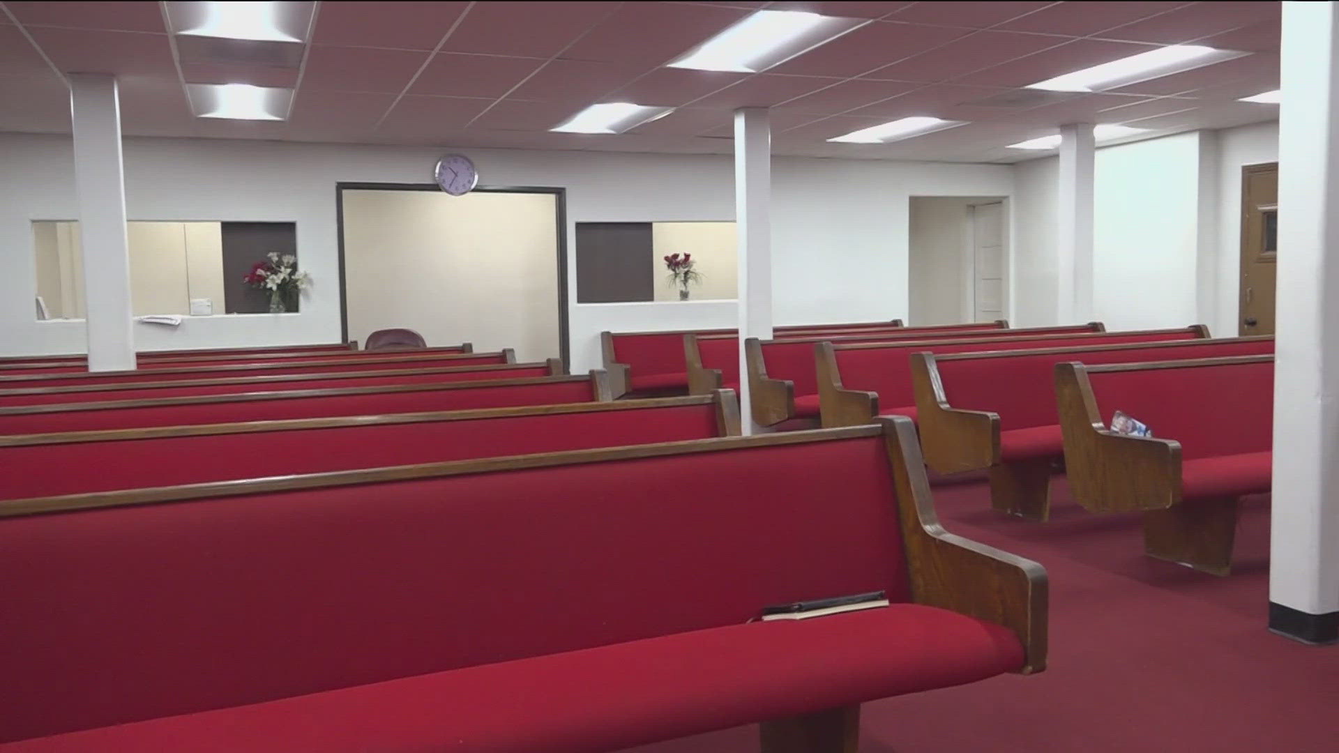 Helping Hand Church of God in Christ is still dealing with flood damage from January's rain storms after their insurance claim was denied.