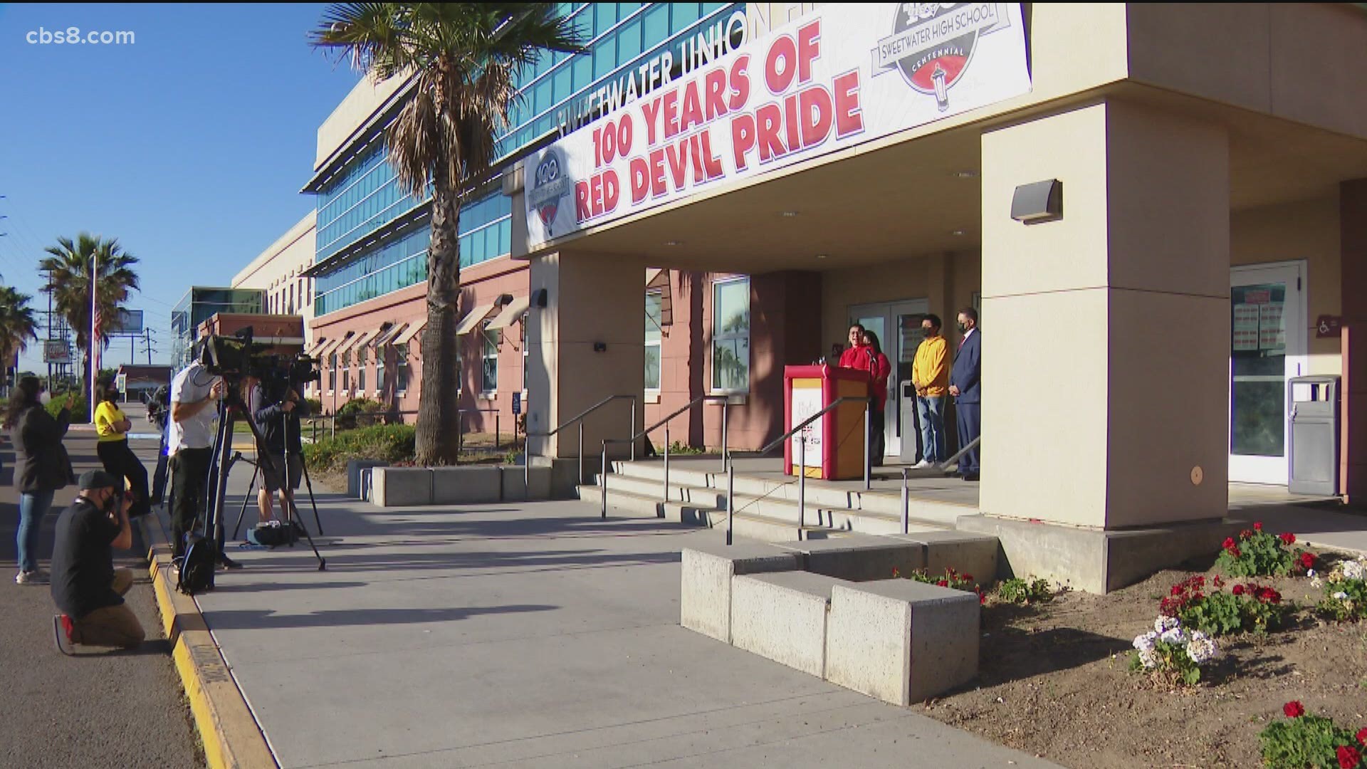 The event aimed to vaccinate 500 Sweetwater High School students.