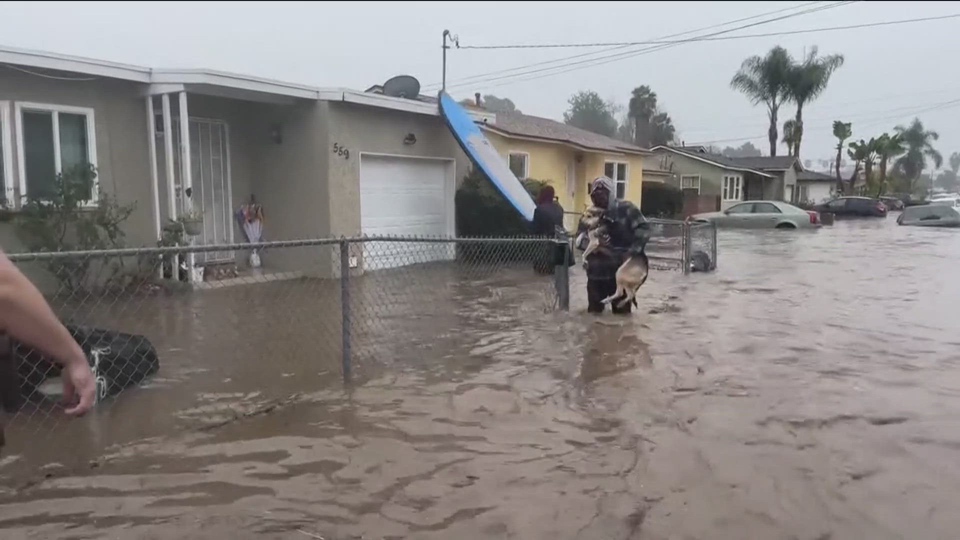 Residents had to evacuate after flooding damaged homes, fencing and other property in Mountain View. Fortunately, no injuries or deaths have been reported.