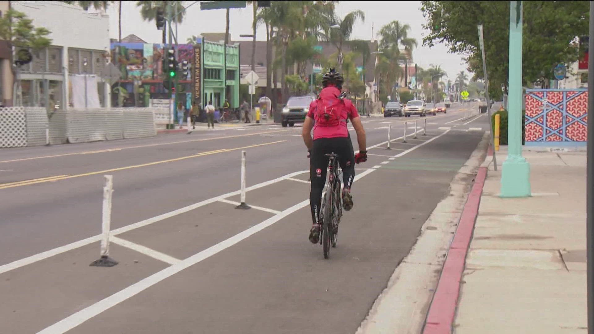North Park, Mira Mesa and Rancho Penasquitos all have had new bike lanes installed within the past year. Were they being used on Bike to Work Day?