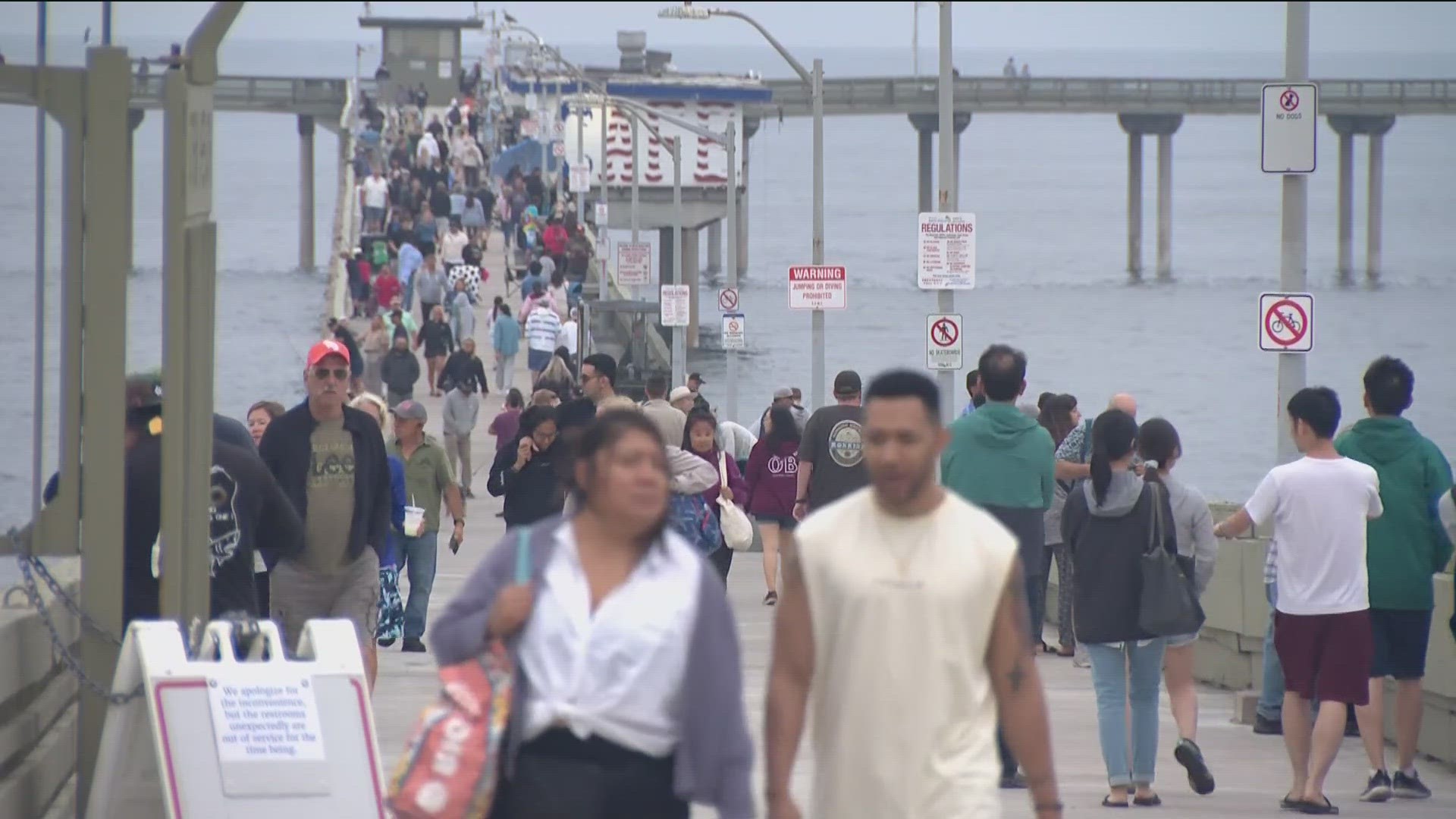 The pier’s reopening comes one day ahead of the 57th anniversary of its grand opening and ahead of Independence Day.