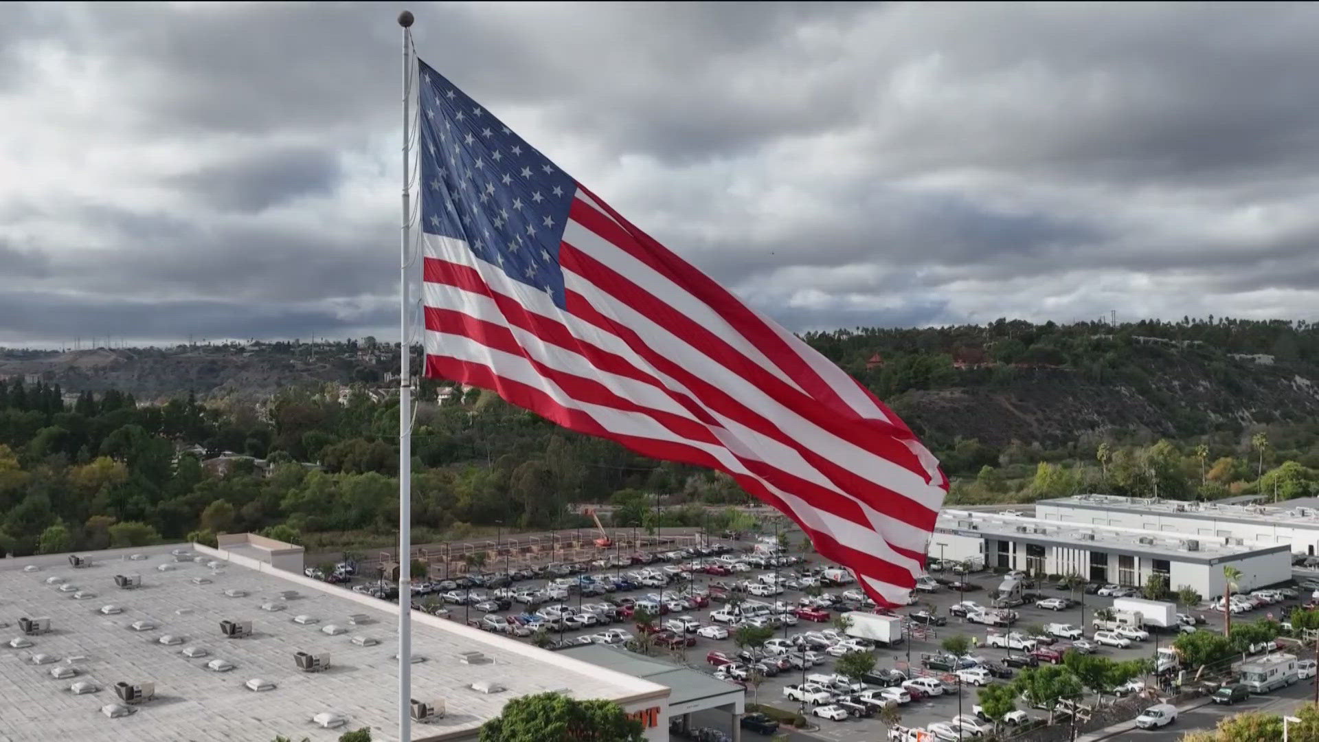 Dee Folse has been decommissioning the American flag by cutting the stars from the canton for 9 years.