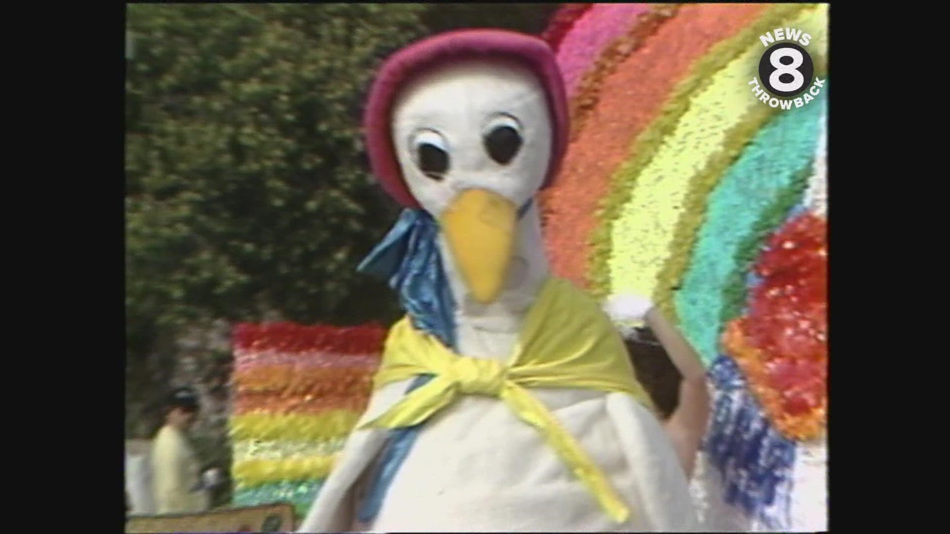 The annual Mother Goose Parade in El Cajon began in 1947. This CBS 8 story from 1984 shows the crowds that flocked to East County San Diego.