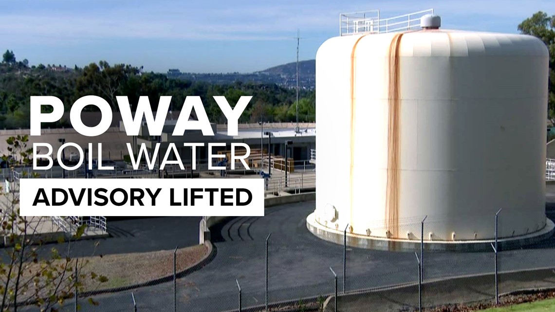 City of Poway cancels boil water advisory after a week - CBS News 8