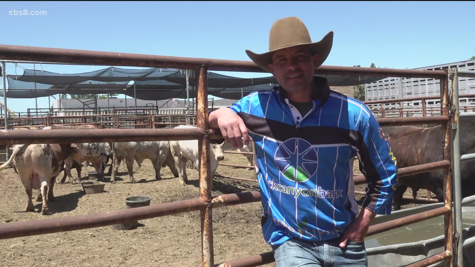 "If it gets bad, you roll up in a ball and hope and pray," said bull fighter, Joe Butler