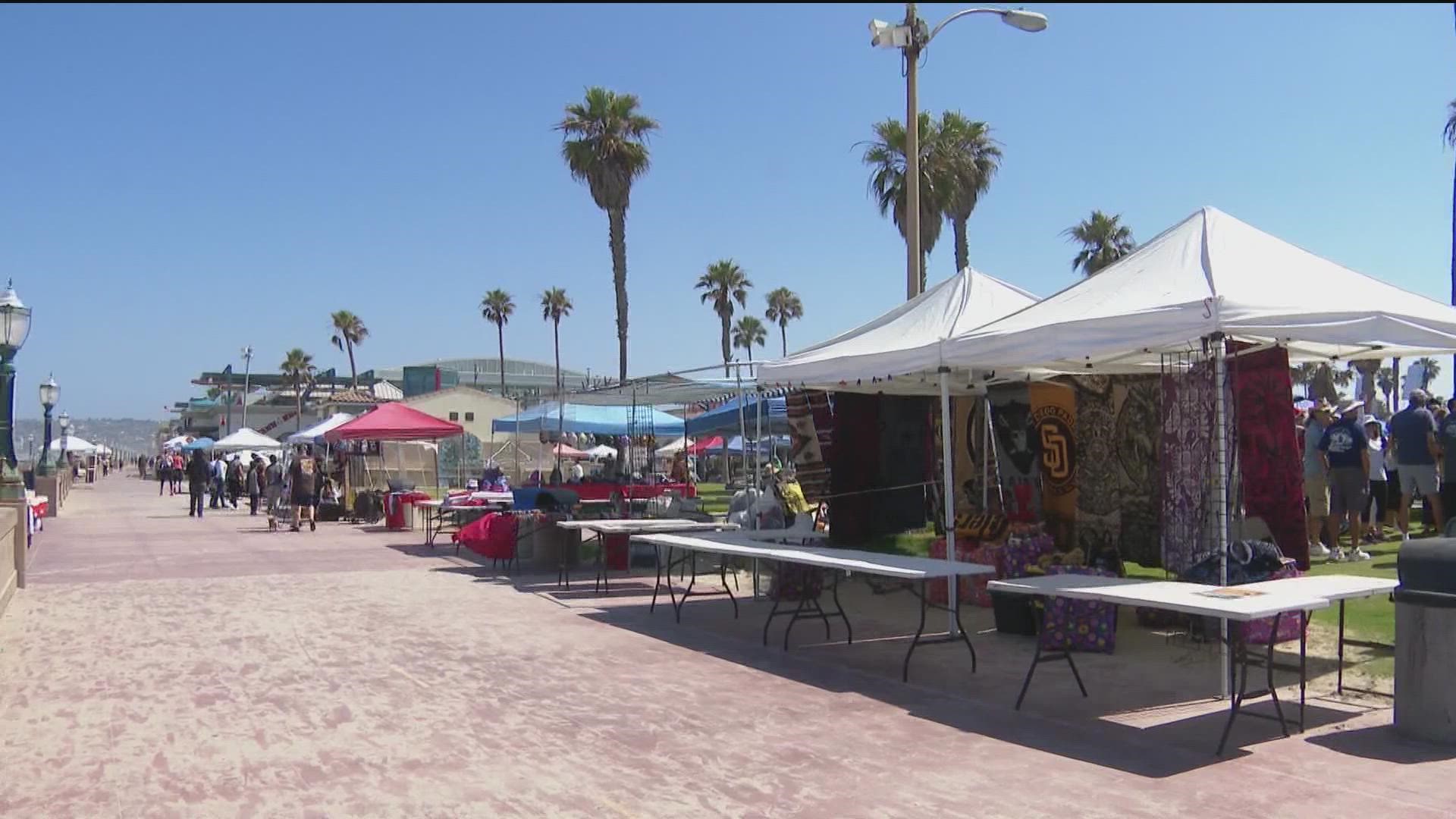 Town council and residents say street vendors are ruining the beach community