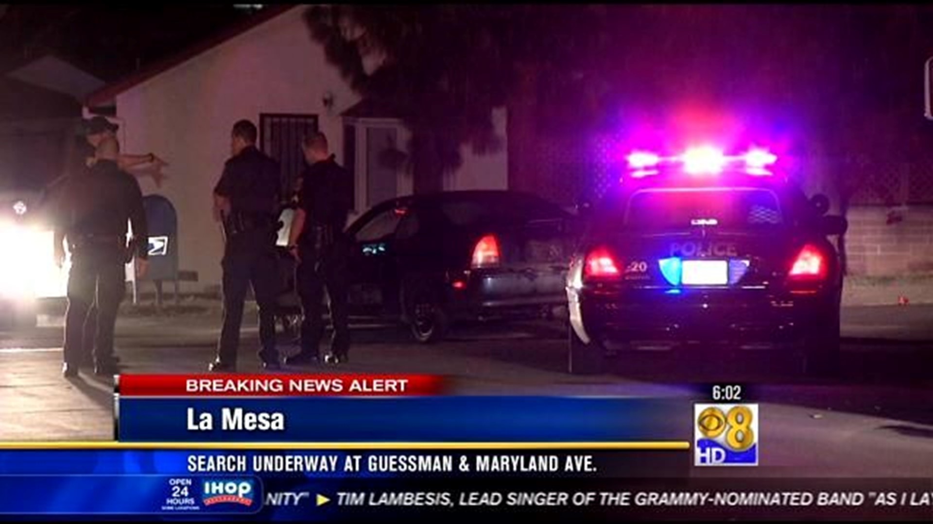 La Mesa officer hit by car after brief chase | cbs8.com