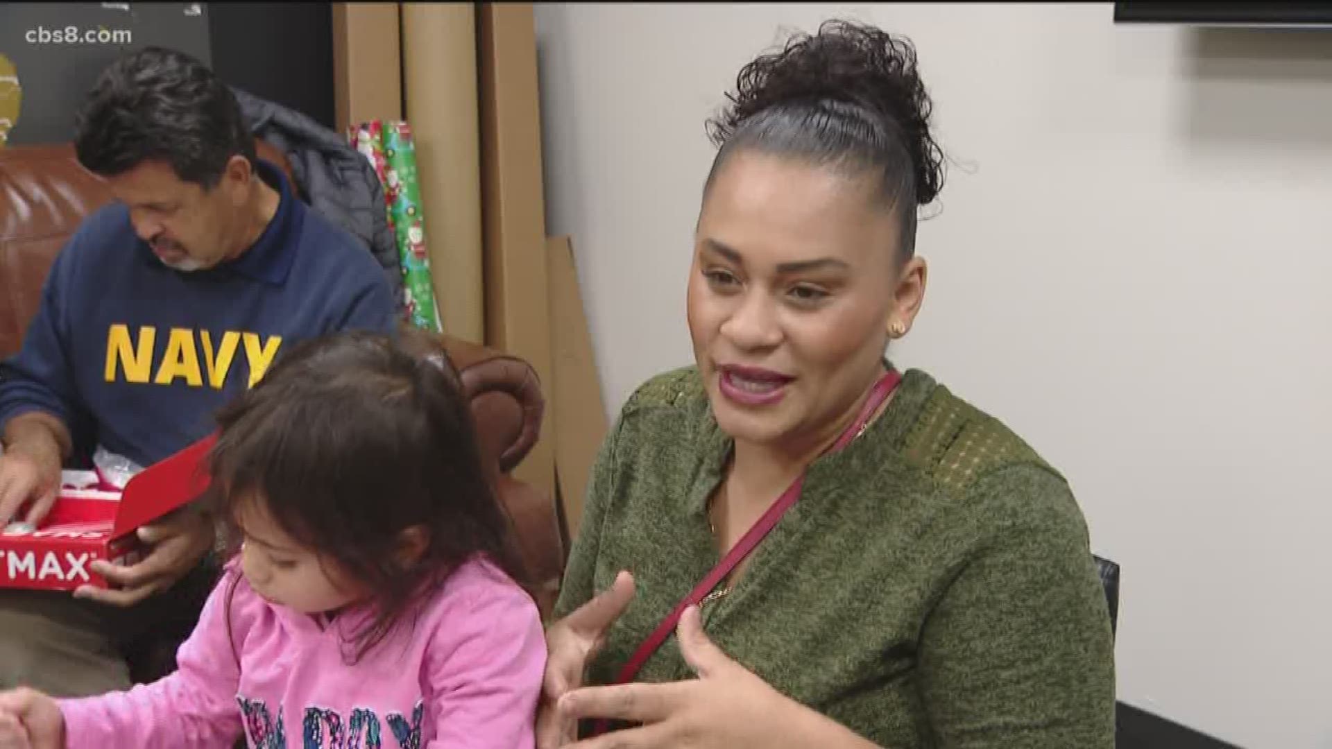 The Rock Church took the stress out of the holidays for a San Diego military spouse and her four kids after giving hundreds of gifts to 20,000 kids last week