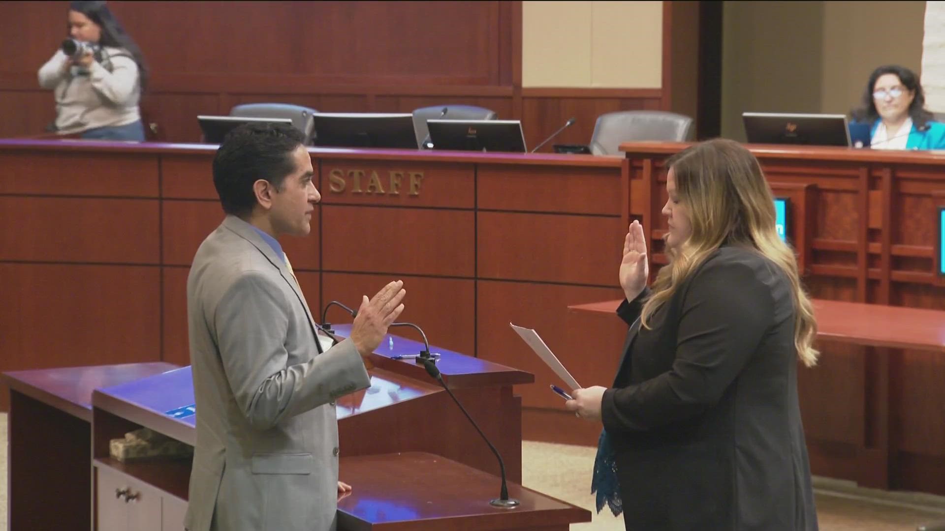 The Council has sworn in Alonso Gonzalez to the empty District 3 seat representing the city's southeast region, including Paseo Ranchero and Otay Ranch.