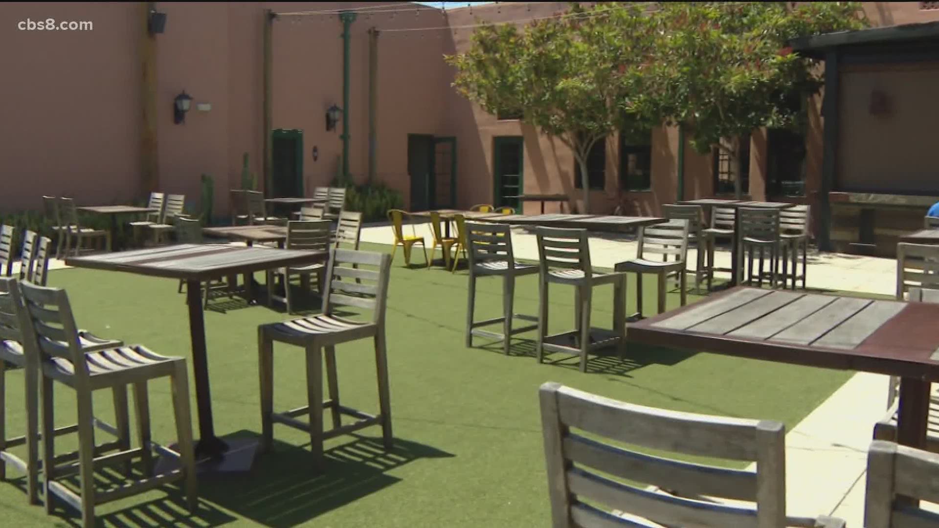 Stone Brewing at Liberty Station is allowing Breakfast Republic to use one of their courtyards for outdoor dining