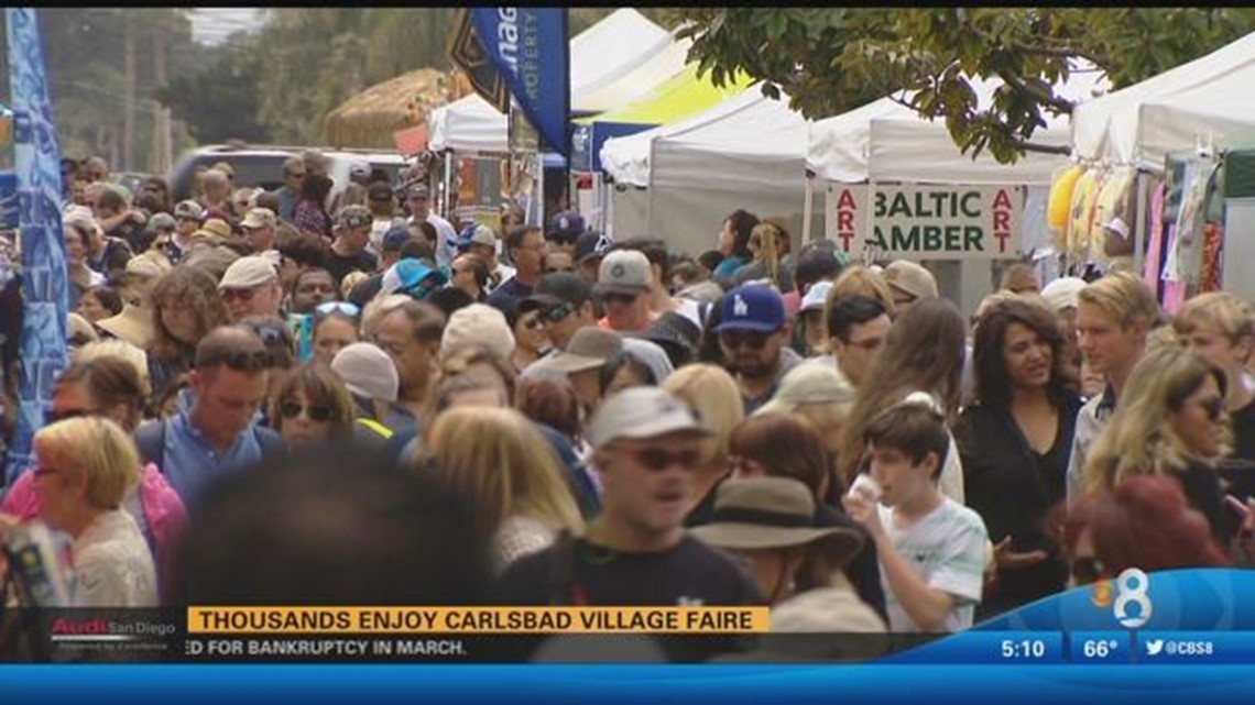 Thousands enjoy Carlsbad Village Faire | cbs8.com