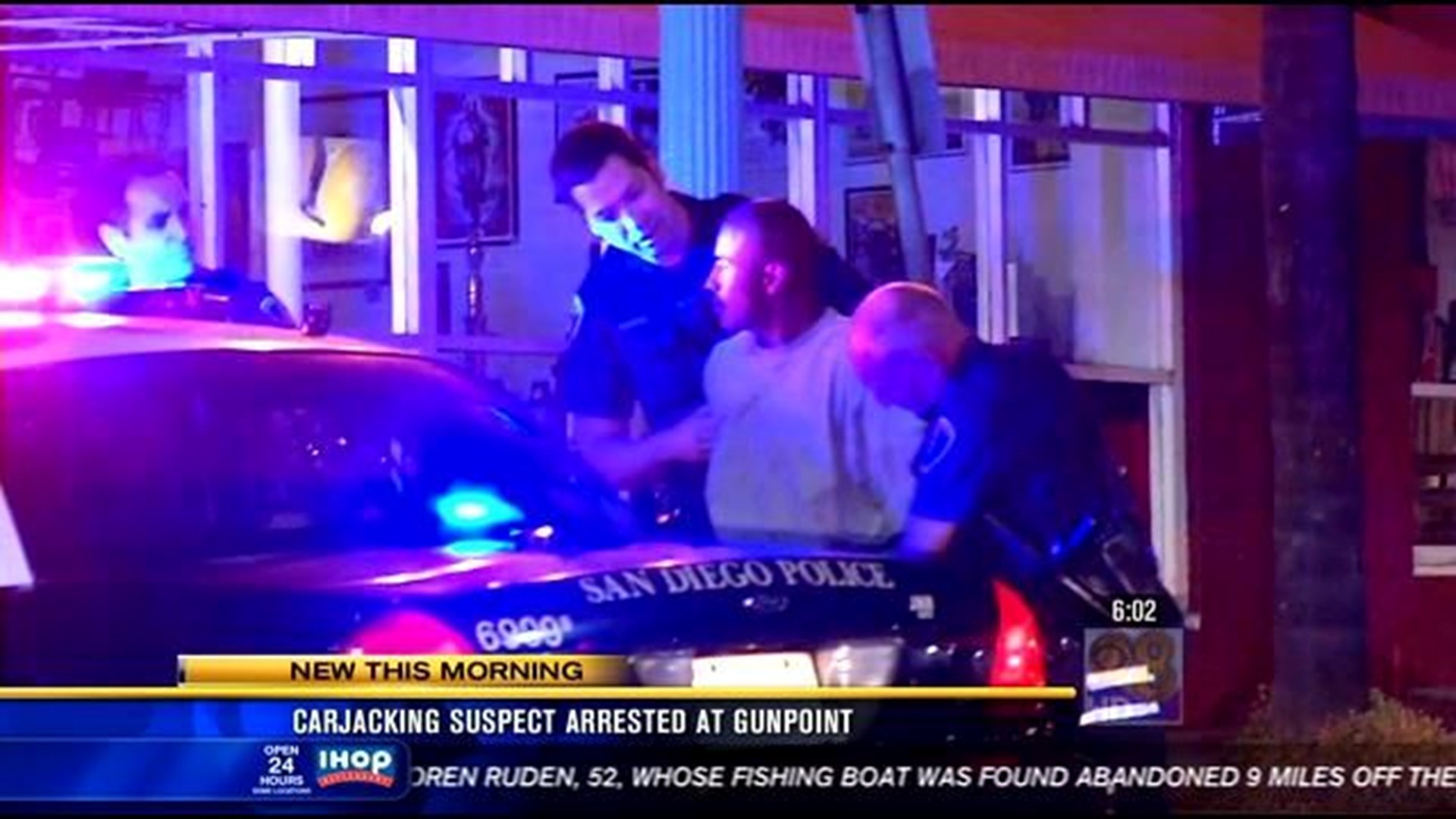 Carjacking Suspect Arrested At Gunpoint