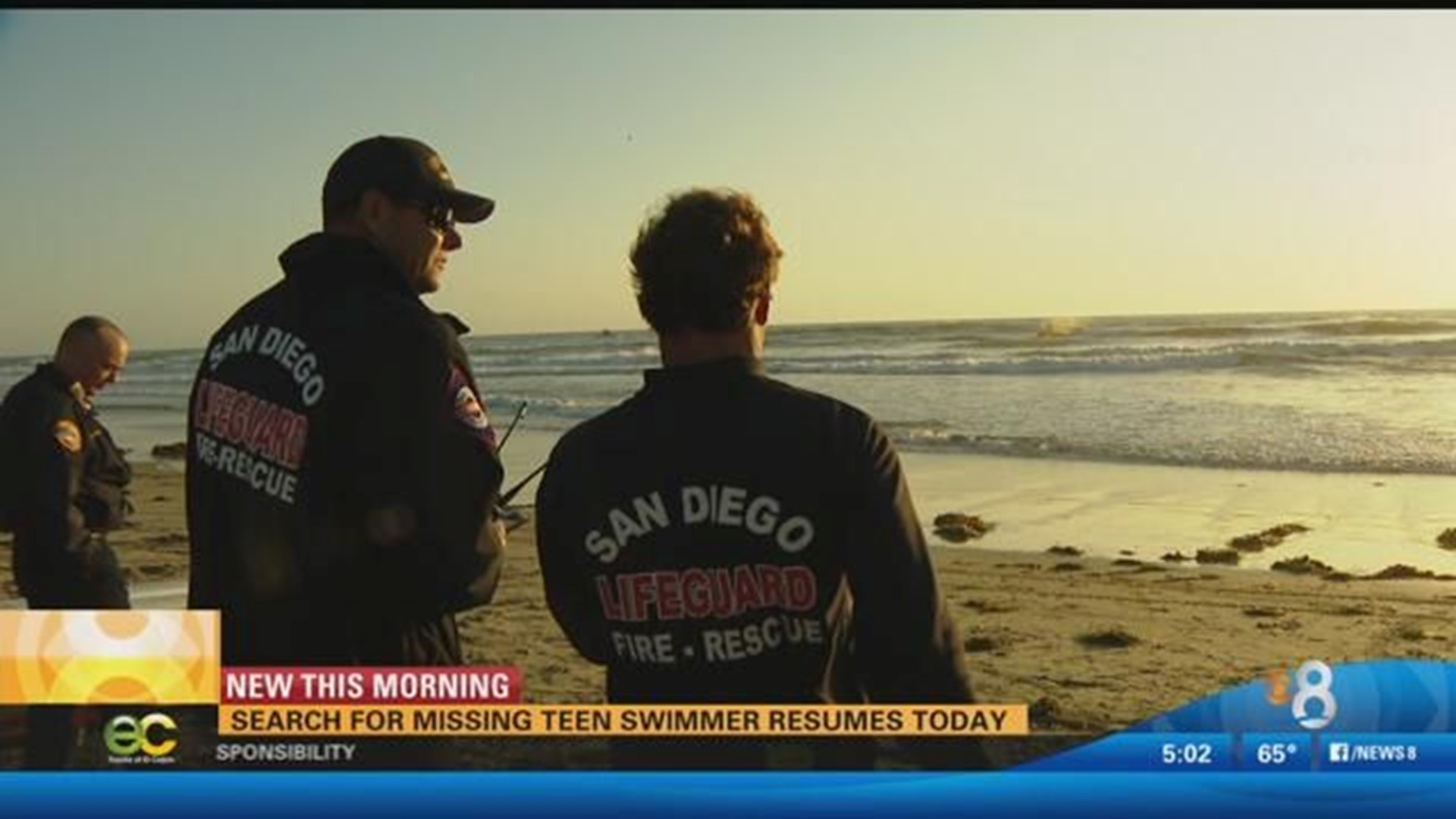 Search for missing teen swimmer resumes Monday in Pacific Beach | cbs8.com