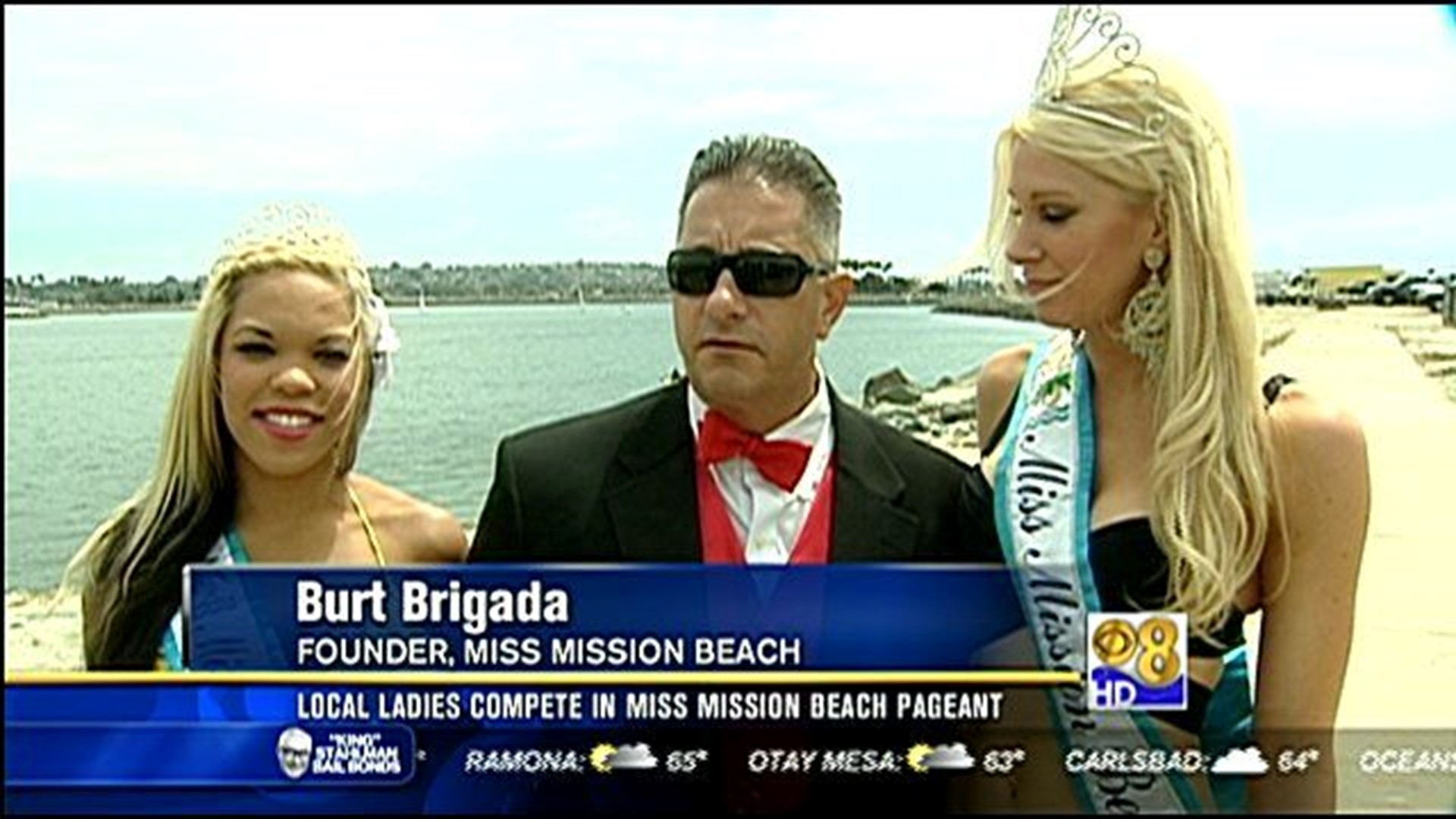 Local ladies compete in "Miss Mission Beach" pageant