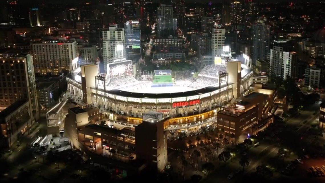 PETCO PARK From The Sky: San Diego Padres Live Game Drone Footage