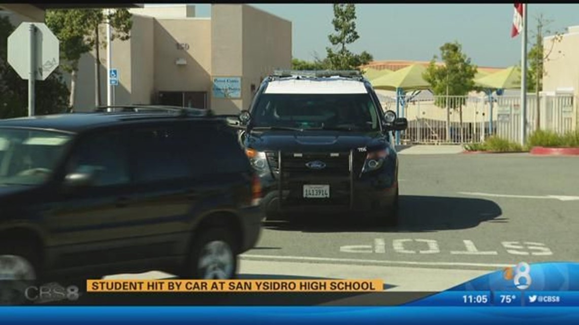 Student hit by car at San Ysidro High School | cbs8.com