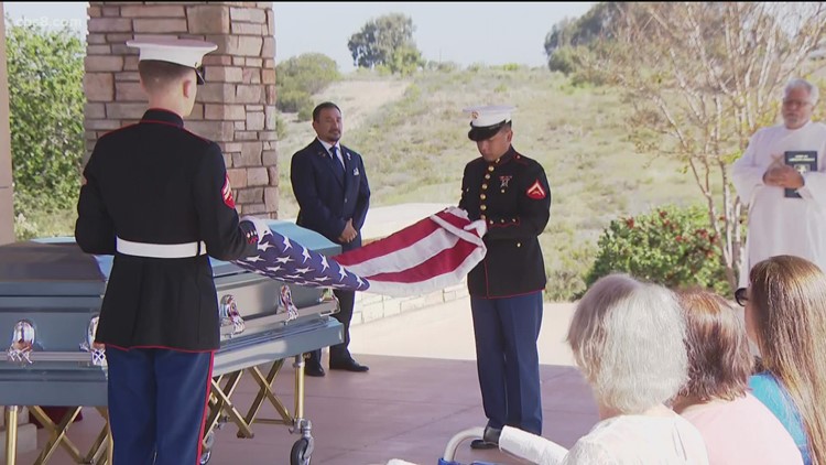 San Diego WWII veteran laid to rest at Miramar National Cemetery