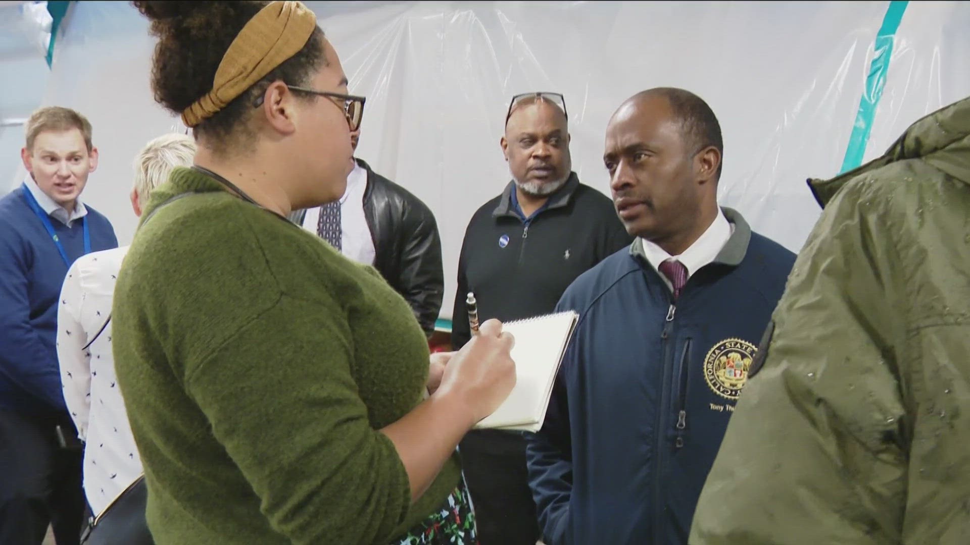 “I know many of the students witnessed seeing the water rush in and around their classrooms," said State Superintendent Tony Thurmond.